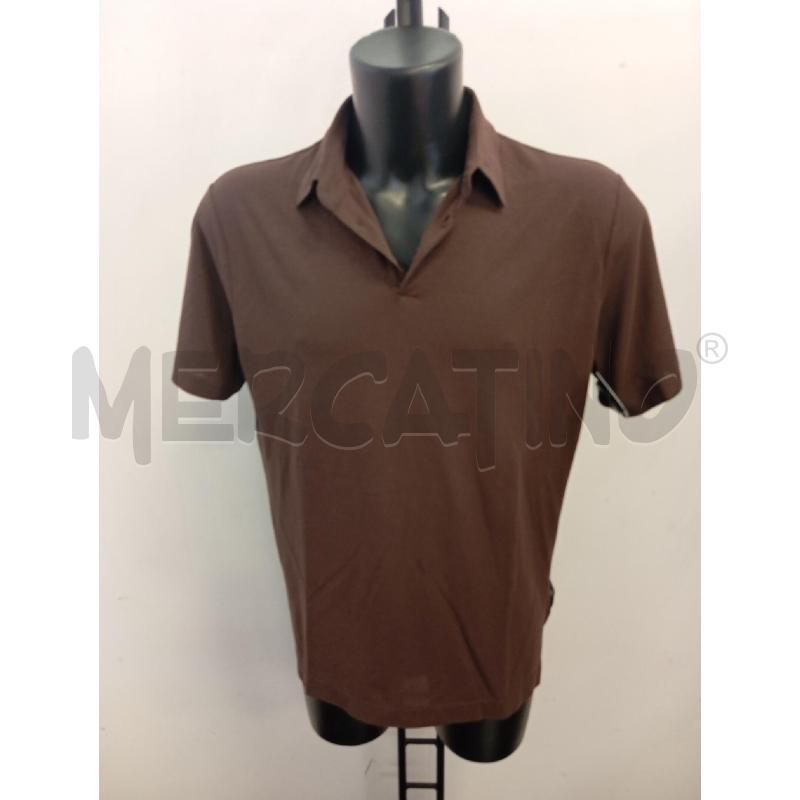 POLO U ZANONE ICE COTTON MARRONE  | Mercatino dell'Usato Verona fiera 1