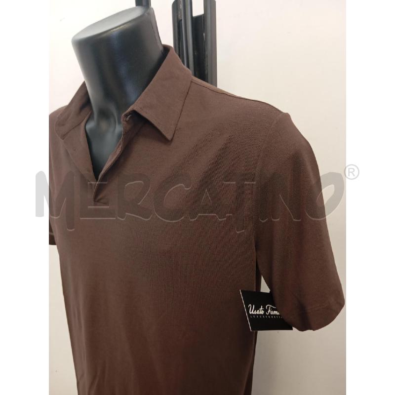 POLO U ZANONE ICE COTTON MARRONE  | Mercatino dell'Usato Verona fiera 2