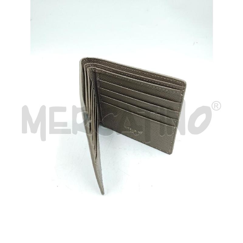 PORTA FOGLIO AVENUE 67 BEIGE PELLE MARTELLATA  | Mercatino dell'Usato Verona fiera 2