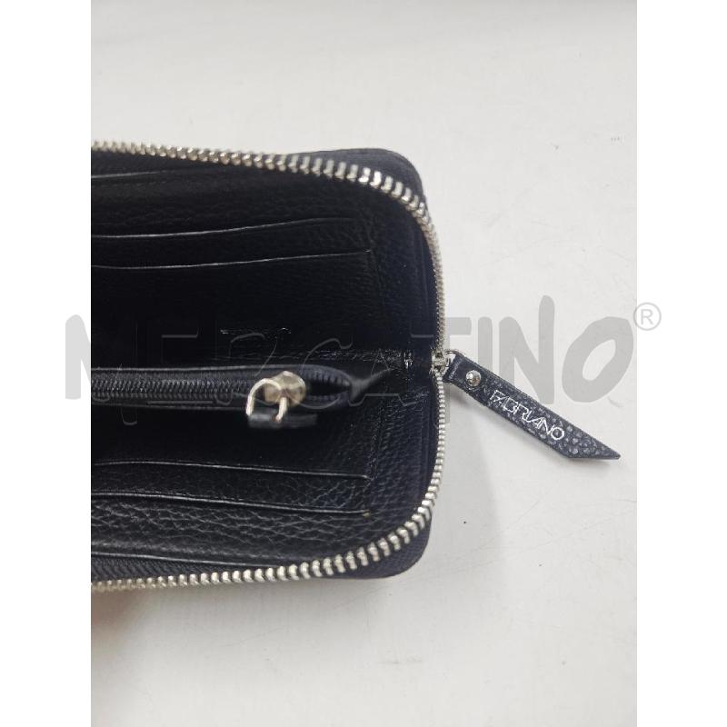 PORTA FOGLIO FABRIANO NERO VERA PELLE  | Mercatino dell'Usato Verona fiera 3