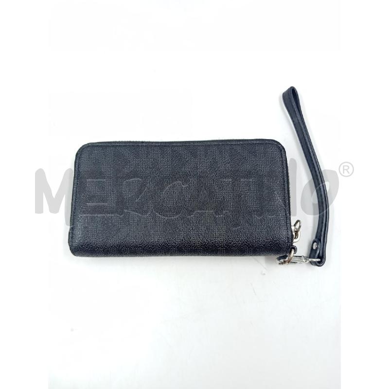 PORTA FOGLIO MICHAEL KORS NERO TARGHETTA CROMATA | Mercatino dell'Usato Verona fiera 2