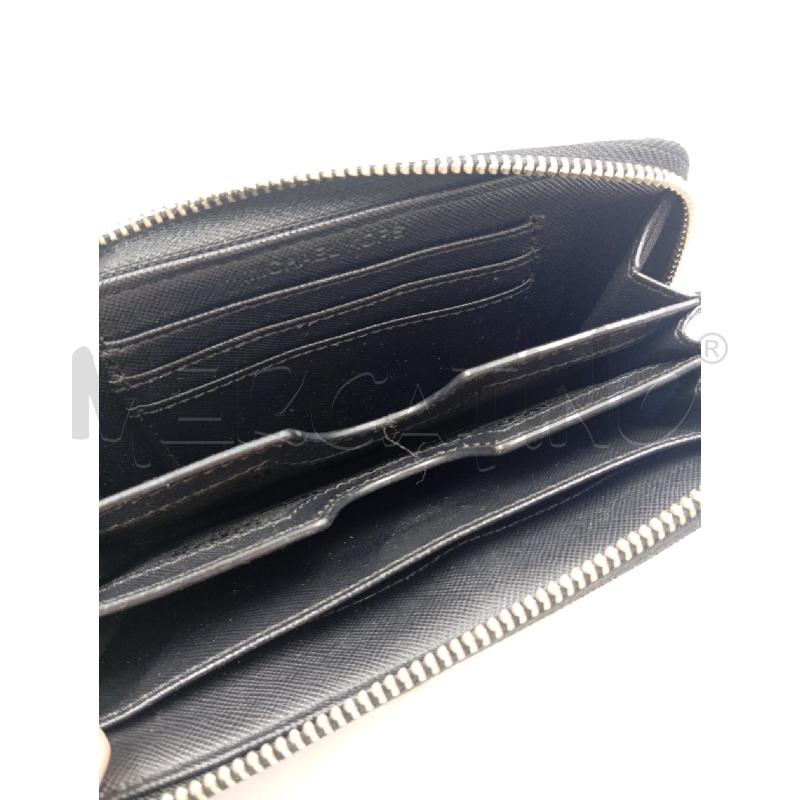 PORTA FOGLIO MICHAEL KORS NERO TARGHETTA CROMATA | Mercatino dell'Usato Verona fiera 3