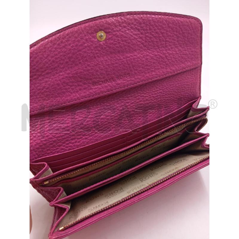 PORTA FOGLIO MICHARL KORS DA RIVEDERE FUCSIA  | Mercatino dell'Usato Verona fiera 4