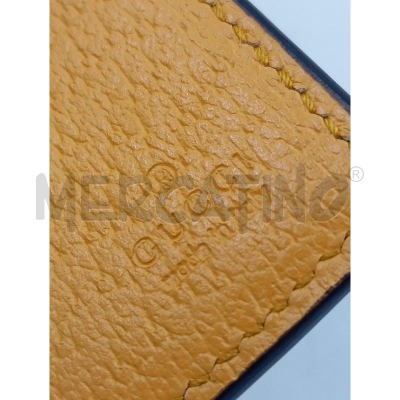 PORTA PASSAPORTO GUCCI OPHIDIA FLORA BORDI GIALLI | Mercatino dell'Usato Verona fiera 4