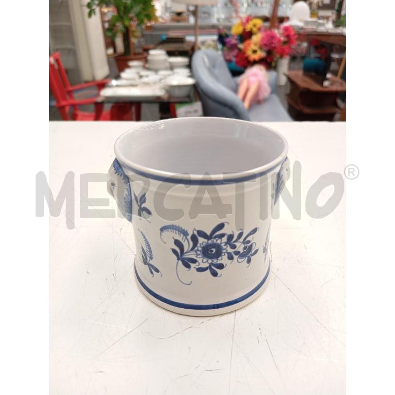 PORTA SENAPE CERAMICA BLU BIANCO | Mercatino dell'Usato Verona fiera 1