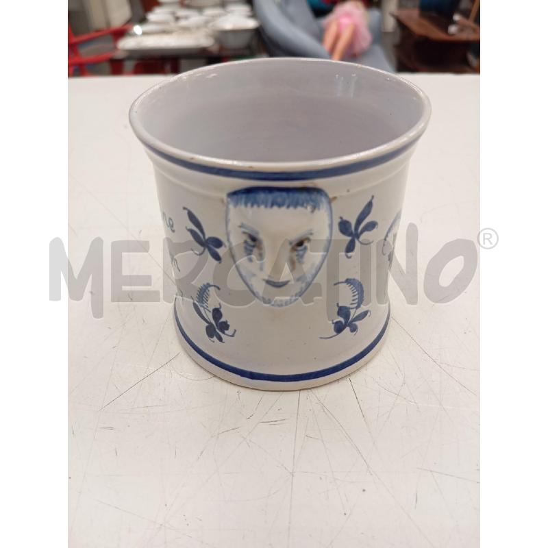 PORTA SENAPE CERAMICA BLU BIANCO | Mercatino dell'Usato Verona fiera 2