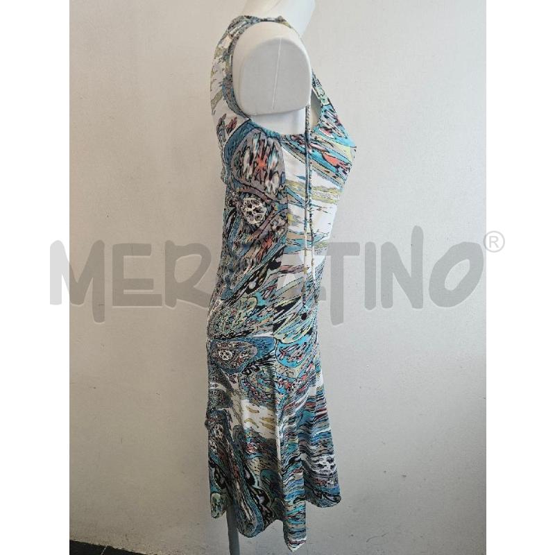 PRENDISOLE  D BLUMARINE AZZURRO BIANCO PAISLEY STILIZZATI  | Mercatino dell'Usato Verona fiera 2