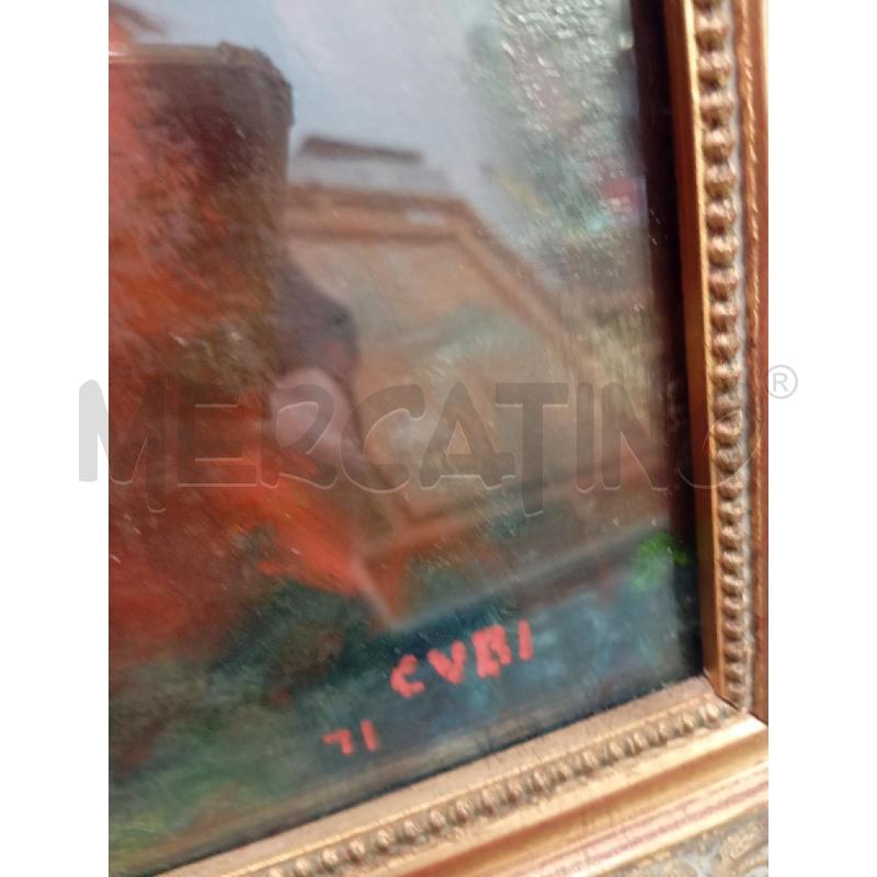 QUADRO BIMBA PIANGENTE VESTITO ROSSO CUBI | Mercatino dell'Usato Verona fiera 2