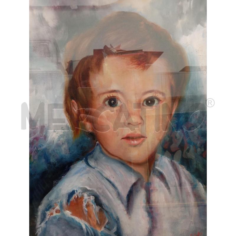 QUADRO COR ARG VOLTO BIMBA FIRMA CUBI | Mercatino dell'Usato Verona fiera 2