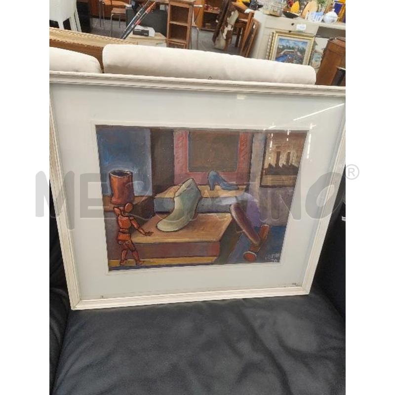 QUADRO COR BIANCA GASPARI 70 NEGOZIO CALZOLAIO | Mercatino dell'Usato Verona fiera 1