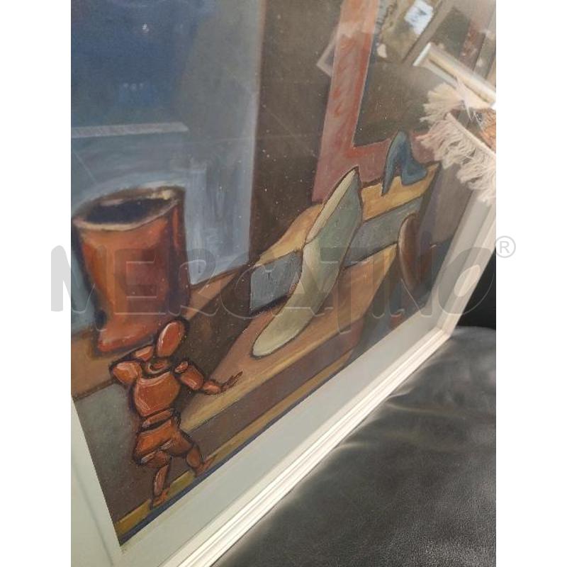 QUADRO COR BIANCA GASPARI 70 NEGOZIO CALZOLAIO | Mercatino dell'Usato Verona fiera 3