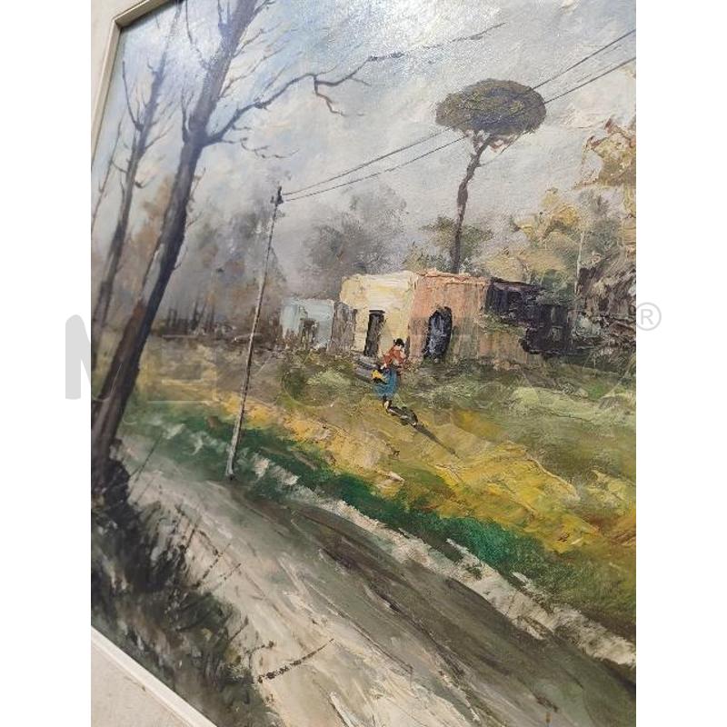 QUADRO DE SIMONE PAESAGGIO DONNA | Mercatino dell'Usato Verona fiera 3