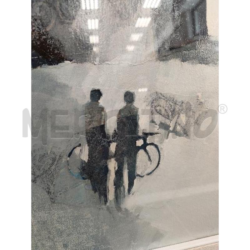 QUADRO FIRMA TODESCO PALAZZI MACCHINE COPPIA C/ARG | Mercatino dell'Usato Verona fiera 3