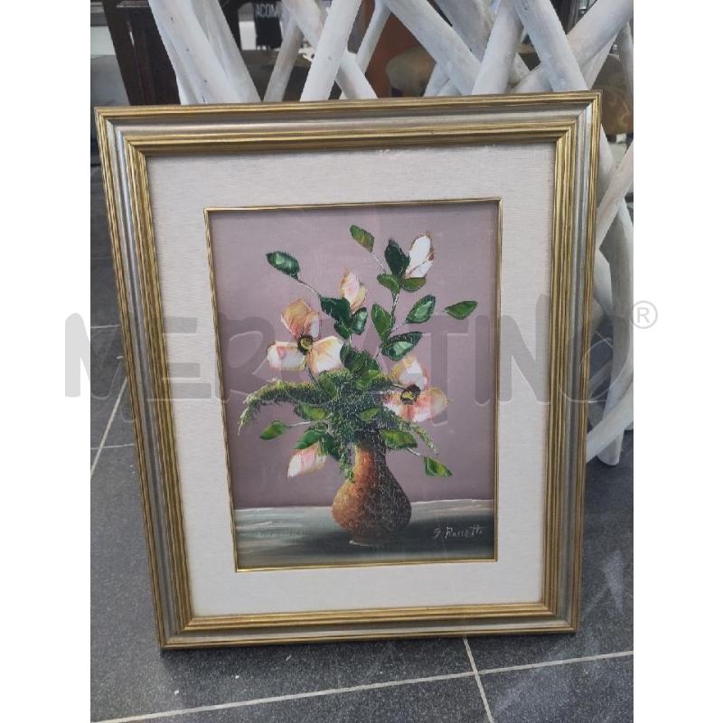 QUADRO G. ROSSETTI VASO FIORI  | Mercatino dell'Usato Verona fiera 1