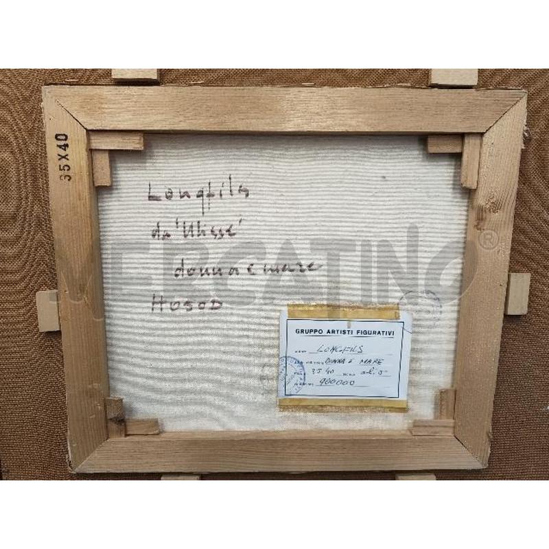 QUADRO LONGFILS DA ULISSE DONNA E MARE PROFILO C/ARG | Mercatino dell'Usato Verona fiera 4