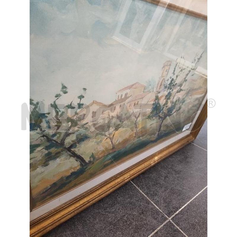 QUADRO PERSONE PAESE C/DOR FOGLIETTE | Mercatino dell'Usato Verona fiera 2