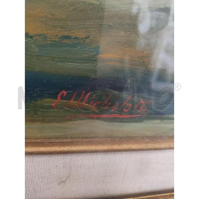QUADRO PERSONE PAESE C/DOR FOGLIETTE | Mercatino dell'Usato Verona fiera 4