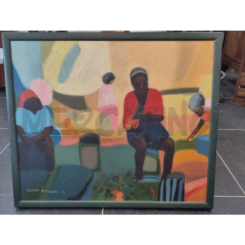 QUADRO R. GONZA DONNE CHE LAVORANO C/VERD | Mercatino dell'Usato Verona fiera 1