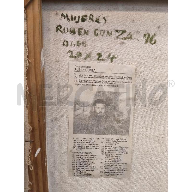 QUADRO R. GONZA DONNE CHINATE C/DOR | Mercatino dell'Usato Verona fiera 5