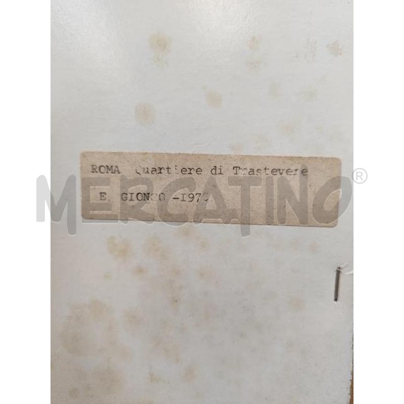 QUADRO ROMA TRASTEVERE COR/DOR PP/VERD | Mercatino dell'Usato Verona fiera 5