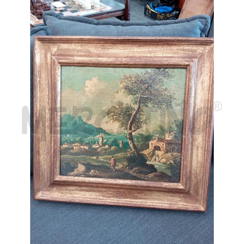 QUADRO VECCHIO PAESE SOTTO MONTE | Mercatino dell'Usato Verona fiera 1