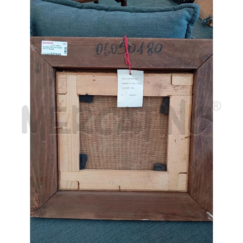 QUADRO VECCHIO PAESE SOTTO MONTE | Mercatino dell'Usato Verona fiera 3
