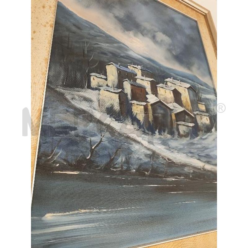 QUADRO VILLAGGIO MONTAGNA | Mercatino dell'Usato Verona fiera 1