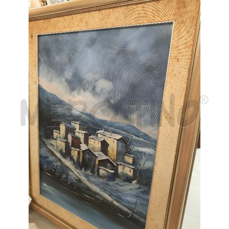 QUADRO VILLAGGIO MONTAGNA | Mercatino dell'Usato Verona fiera 2