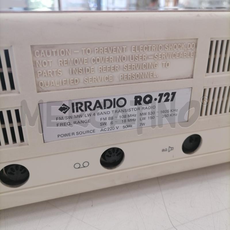RADIO MARRONE IRRADIO RQ 727 | Mercatino dell'Usato Verona fiera 4