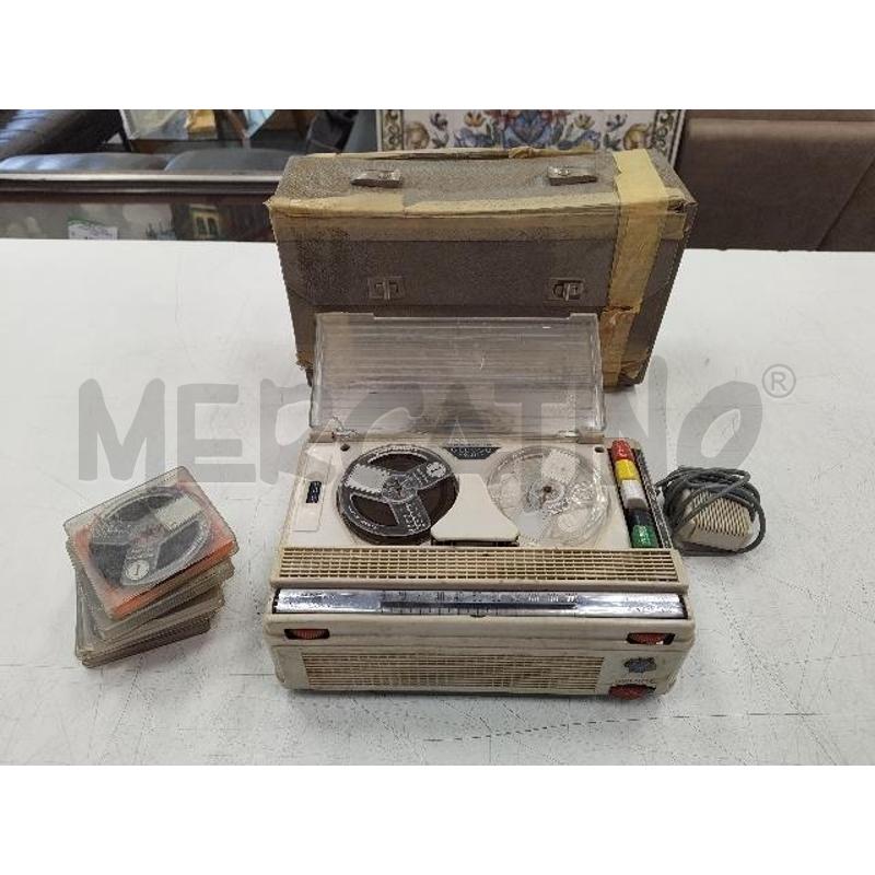 REGISTRATORE GELOSO G 257 + MICROFONO E SCATOLA FUNZIONANTE | Mercatino dell'Usato Verona fiera 1