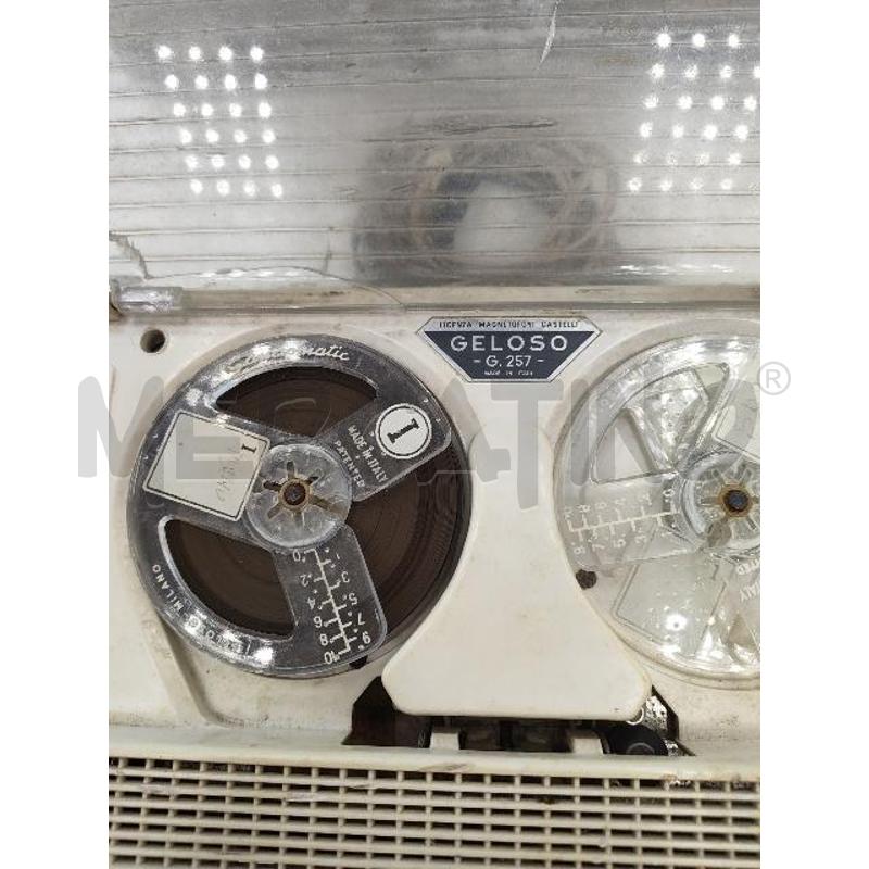 REGISTRATORE GELOSO G 257 + MICROFONO E SCATOLA FUNZIONANTE | Mercatino dell'Usato Verona fiera 2