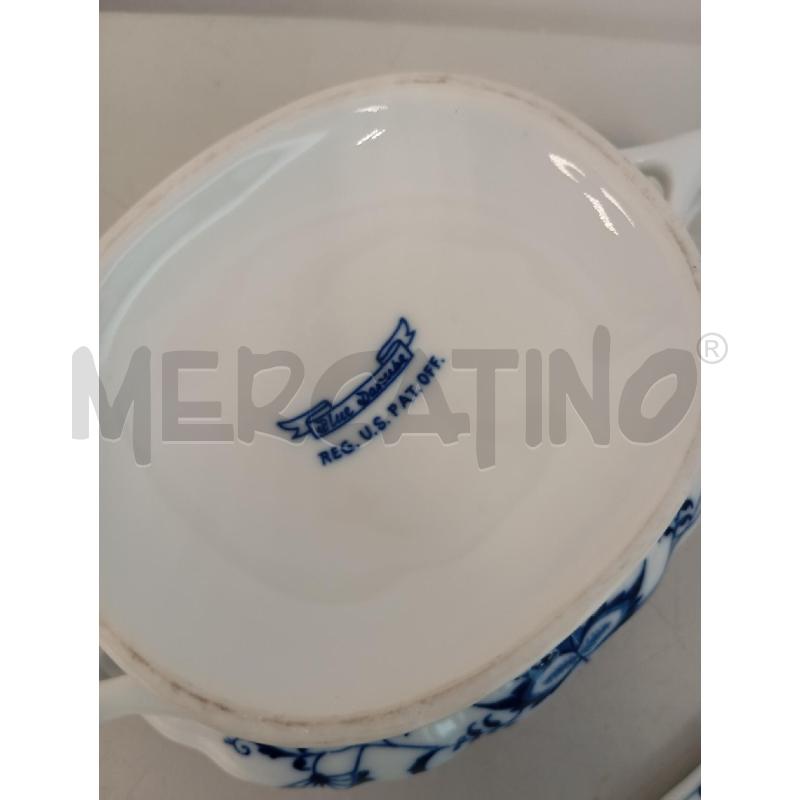SALSIERA CER BLUE DANUBE DECORO CIPOLLA BLU  | Mercatino dell'Usato Verona fiera 4