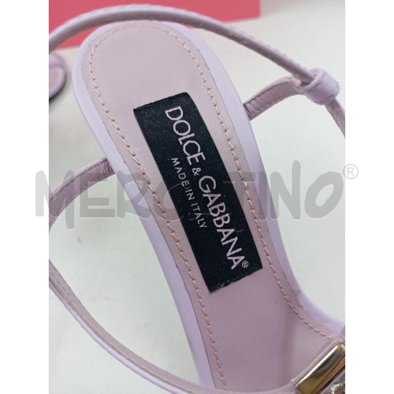 SANDALI DOLCE&GABBAN ALILLA LOGO CROMATO | Mercatino dell'Usato Verona fiera 4