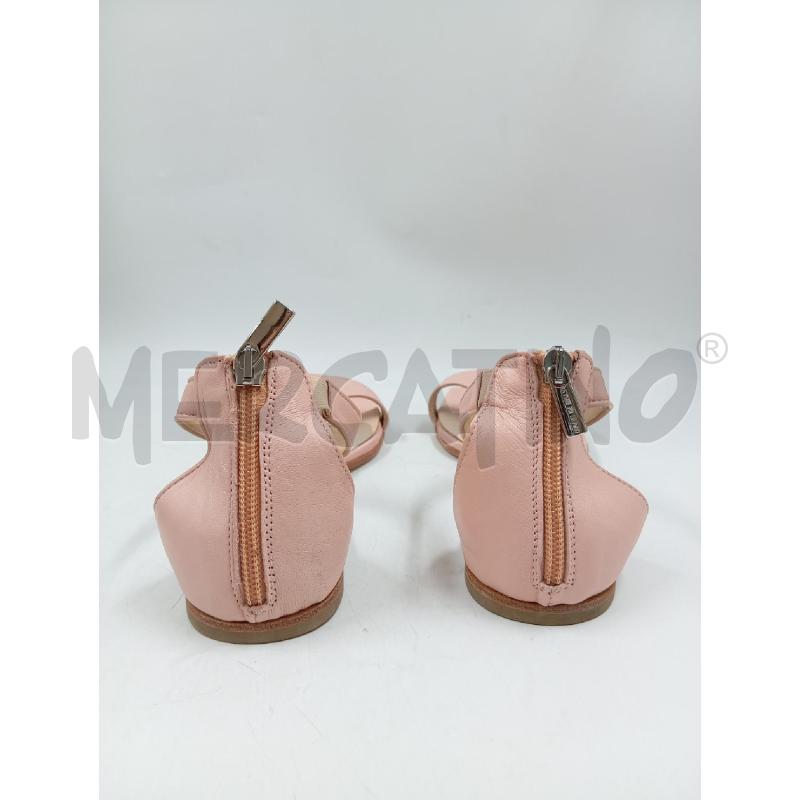 SANDALI DONNA CHIARINI PELLE ROSA PIETRE | Mercatino dell'Usato Verona fiera 3