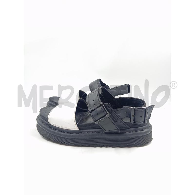 SANDALI DONNA DOTTOR MARTENS NERO BIANCO  | Mercatino dell'Usato Verona fiera 1