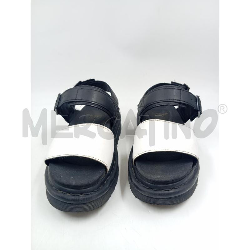 SANDALI DONNA DOTTOR MARTENS NERO BIANCO  | Mercatino dell'Usato Verona fiera 2