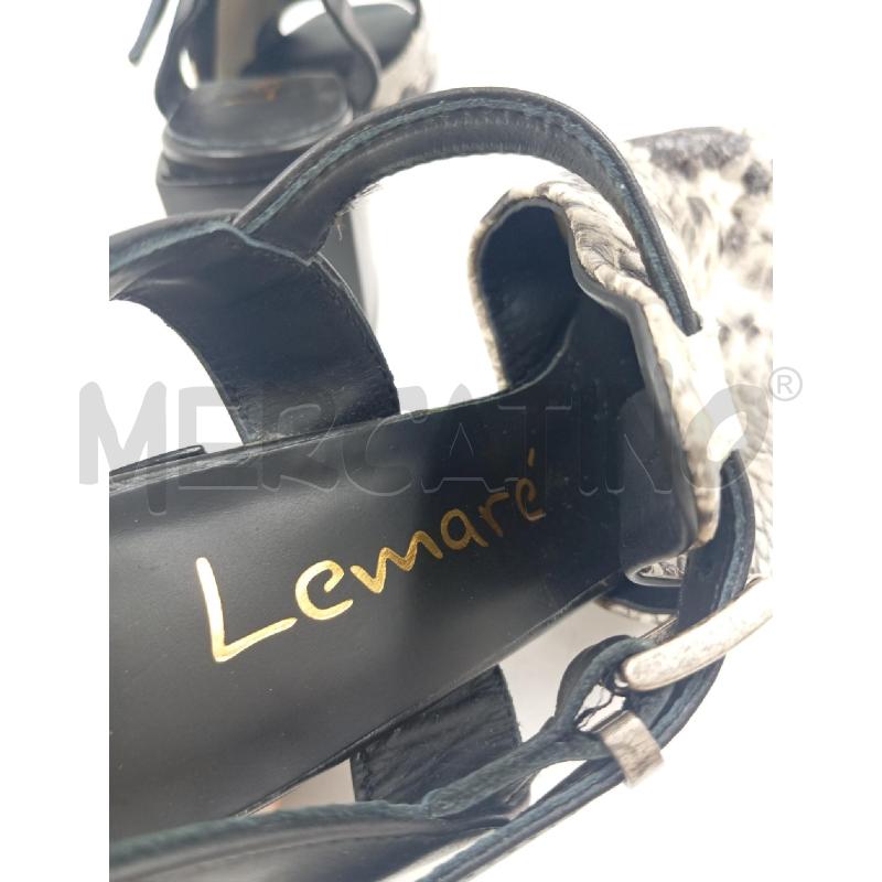 SANDALI DONNA LEMARE FASCIA PITONATA  | Mercatino dell'Usato Verona fiera 4