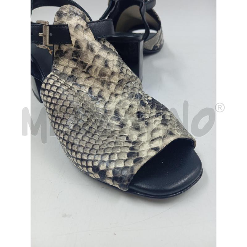 SANDALI DONNA LEMARE FASCIA PITONATA  | Mercatino dell'Usato Verona fiera 5