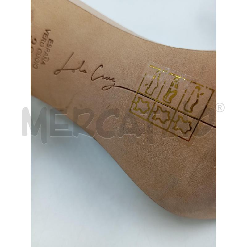 SANDALI DONNA LOLA CRUZ BEIGE CATENA DORATA | Mercatino dell'Usato Verona fiera 4