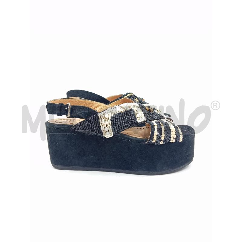 SANDALI DONNA MALIPARMI PAILLETTES PERLINE | Mercatino dell'Usato Verona fiera 1