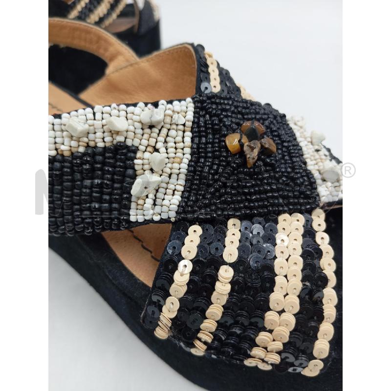 SANDALI DONNA MALIPARMI PAILLETTES PERLINE | Mercatino dell'Usato Verona fiera 4