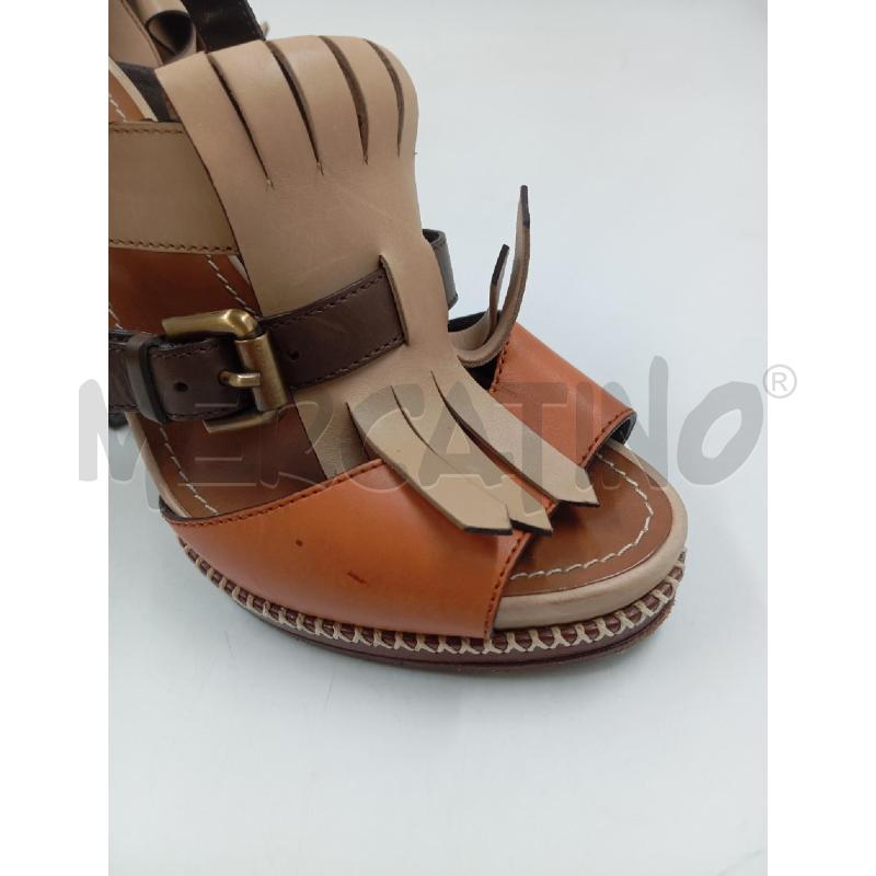 SANDALI DONNA SANTONI ROSE COLLECTION BEIGE ARANCIO  | Mercatino dell'Usato Verona fiera 5