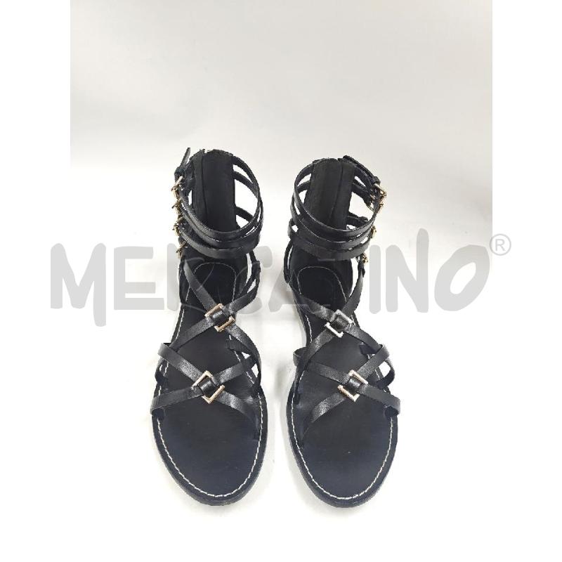 SANDALI DONNA TORY BURCH LISTINI NERO INCROCIO  | Mercatino dell'Usato Verona fiera 1