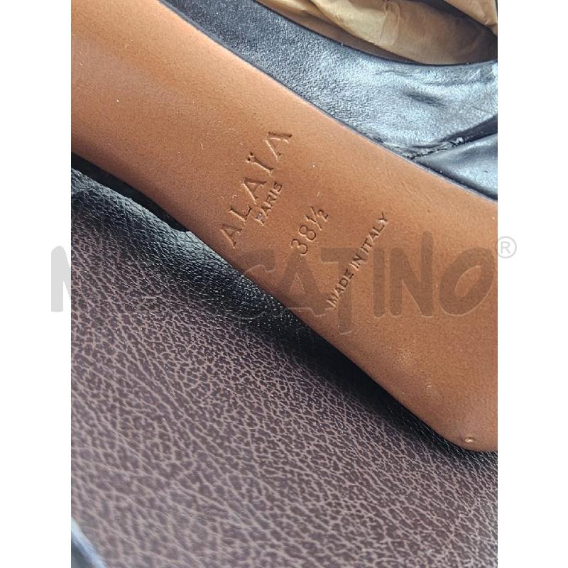 SANDALI D ALAIA NERO TRAFORATO  | Mercatino dell'Usato Verona fiera 3