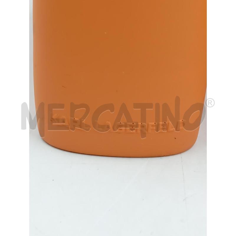 SANDALI D KARL LAGERFIELD ARANCIO DOPPIA FASCIA E TACCO  | Mercatino dell'Usato Verona fiera 4