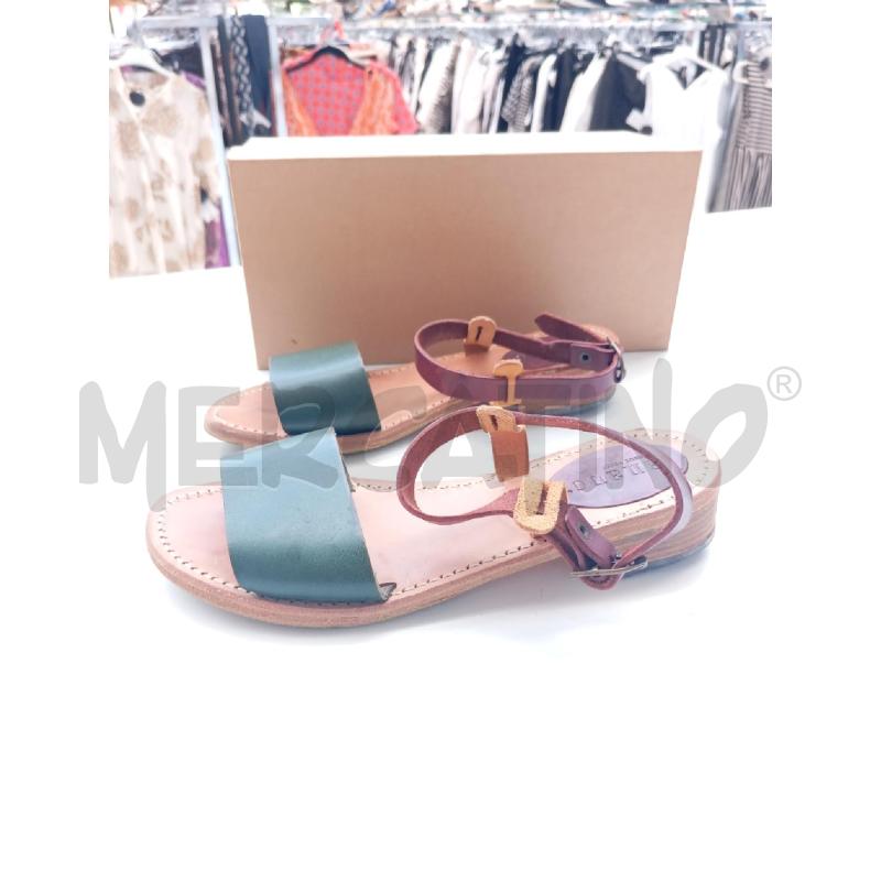 SANDALI D LANAPO FASCIA VERDE E CINT MARR | Mercatino dell'Usato Verona fiera 1