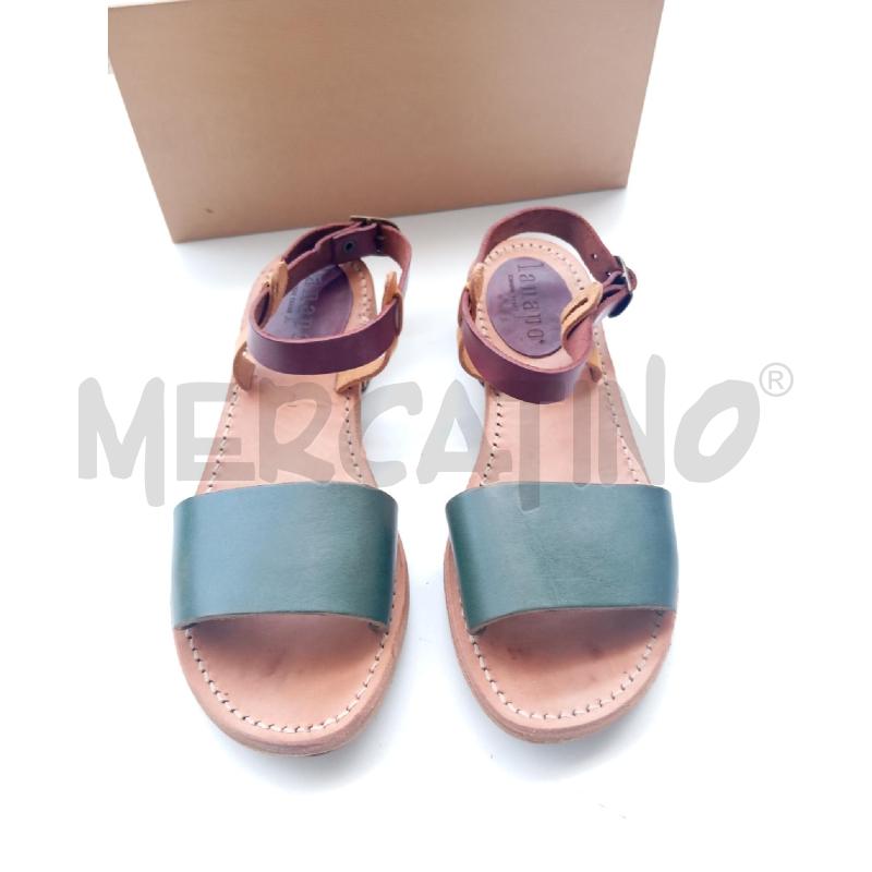 SANDALI D LANAPO FASCIA VERDE E CINT MARR | Mercatino dell'Usato Verona fiera 2