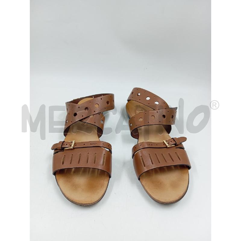 SANDALI D TOD S MARRONI TRAFORATI  | Mercatino dell'Usato Verona fiera 2