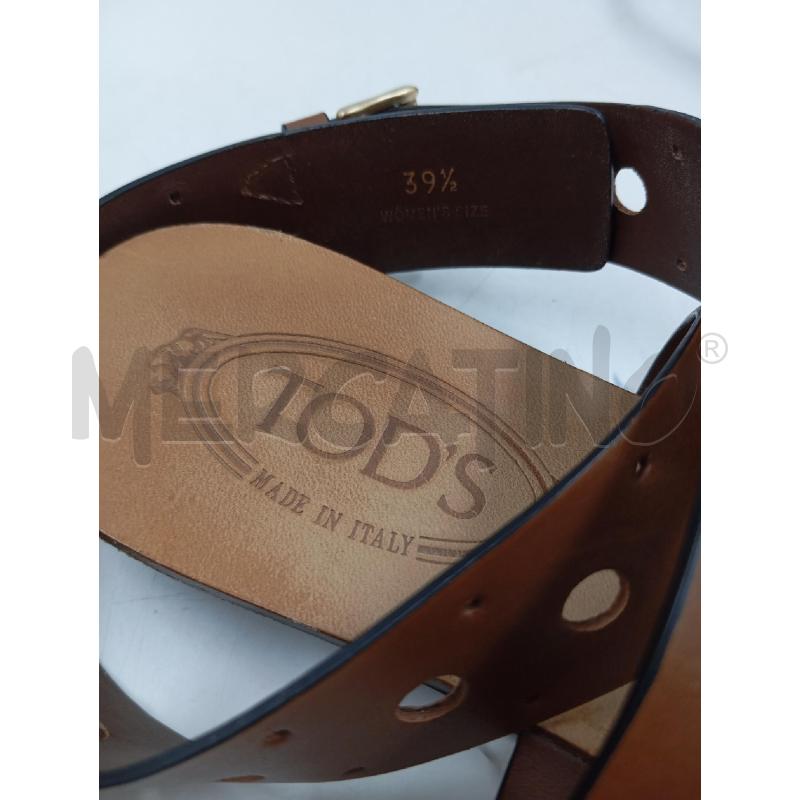 SANDALI D TOD S MARRONI TRAFORATI  | Mercatino dell'Usato Verona fiera 4