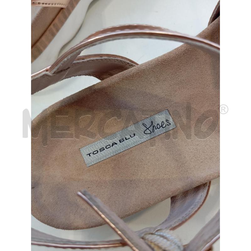 SANDALI D TOSCA BLU ROSA MET  | Mercatino dell'Usato Verona fiera 4